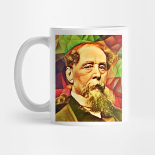 Charles Dickens Snow Portrait | charlles dickens artwork 9 Mug